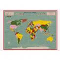 World Map Card