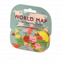 World Map Mini Travel Case