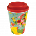 World Map Reusable Travel Mug