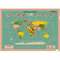 World Map Wrapping Paper (5 Sheets)