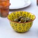 Yellow Daisy Stoneware Bowl