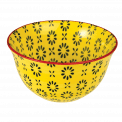 Yellow Daisy Stoneware Bowl