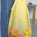 Yellow French Style String Shopping Bag
