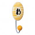 Painted Ceramic Letter Hook B