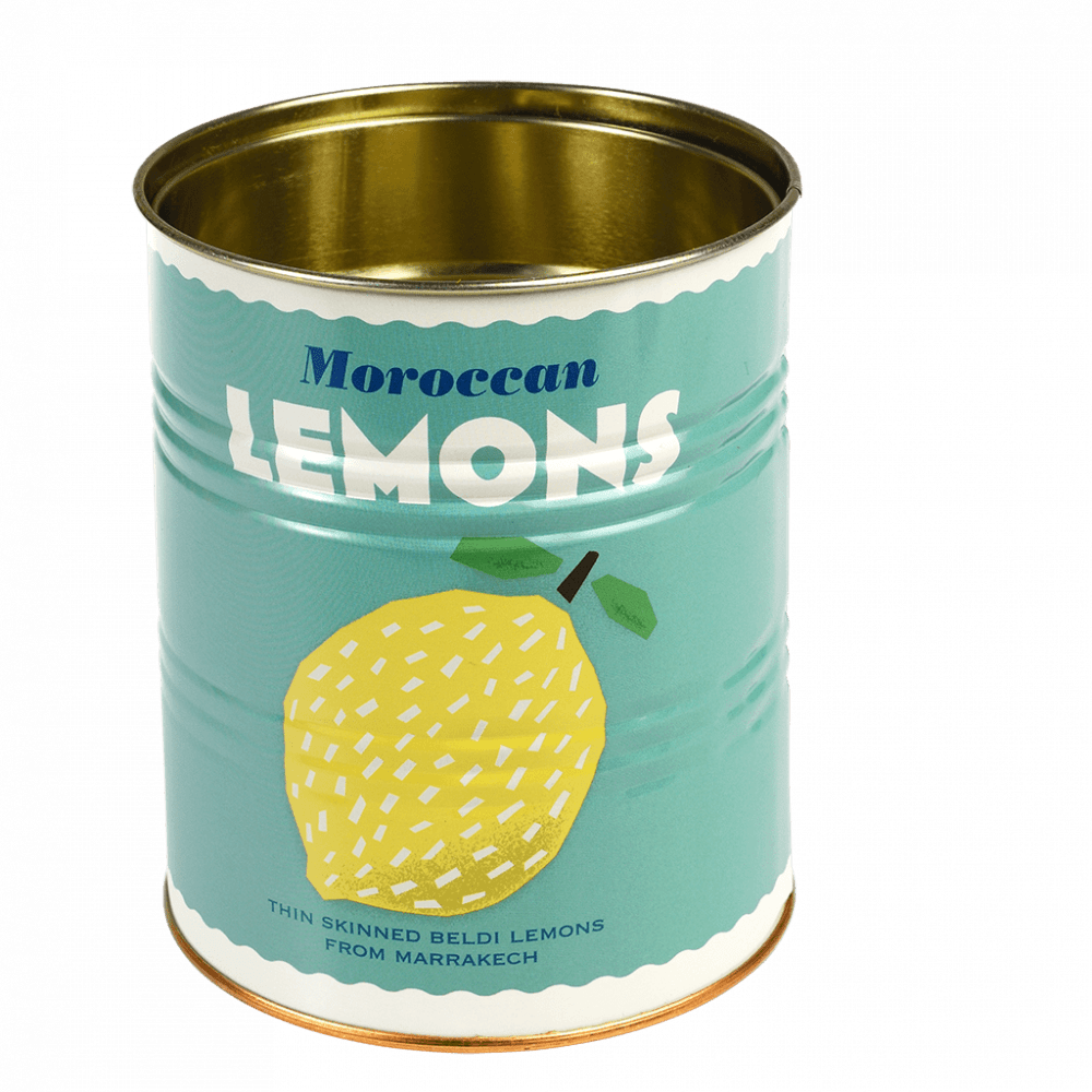 ﻿Lemons And Harissa Storage Tins (set Of 2) ﻿Rex London