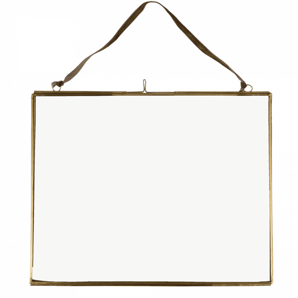 Landscape Hanging Brass Frame 25x20cm ﻿Rex London