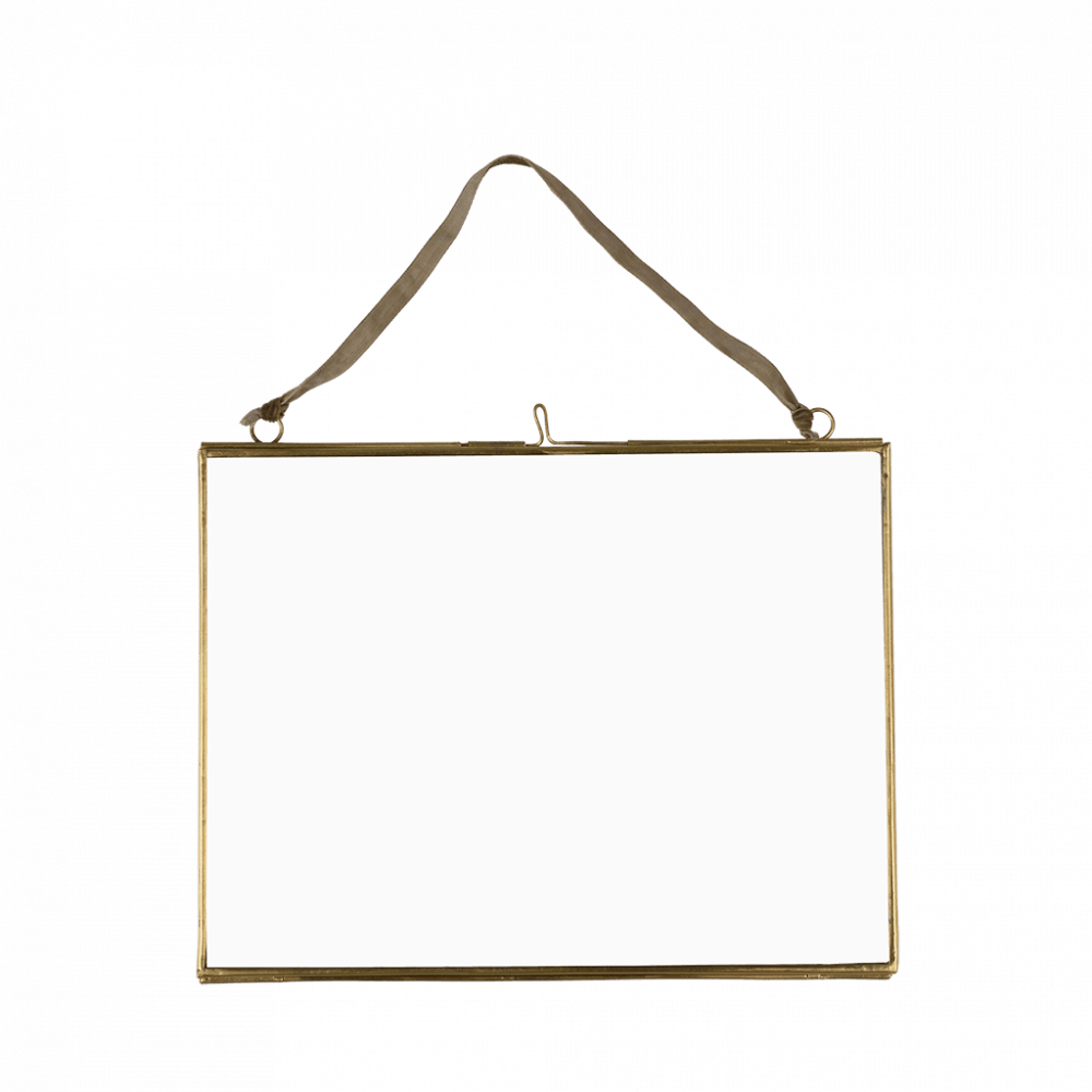 Landscape Hanging Brass Frame 20x15cm ﻿Rex London
