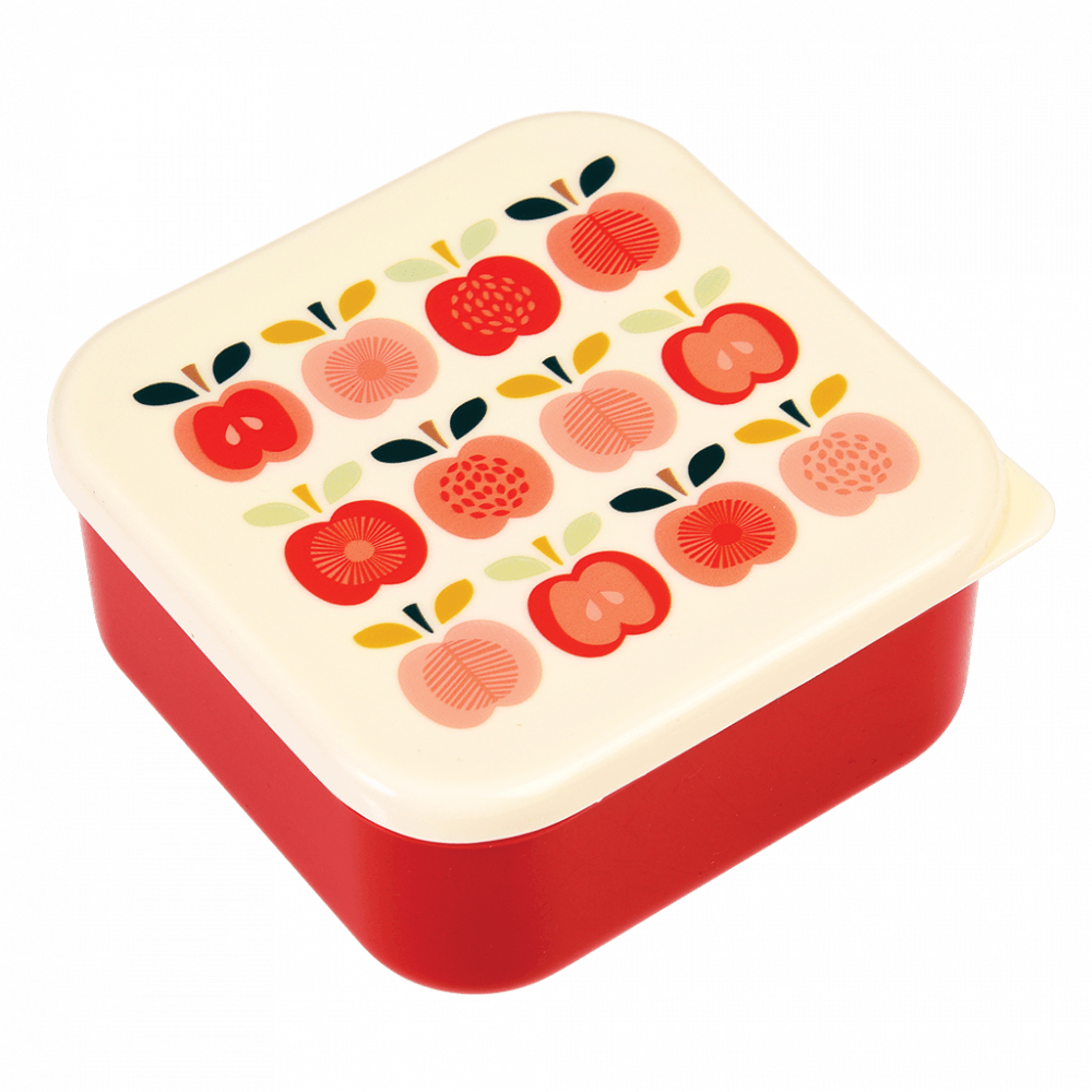 Vintage Apple Snack Boxes (set Of 3) ﻿Rex London