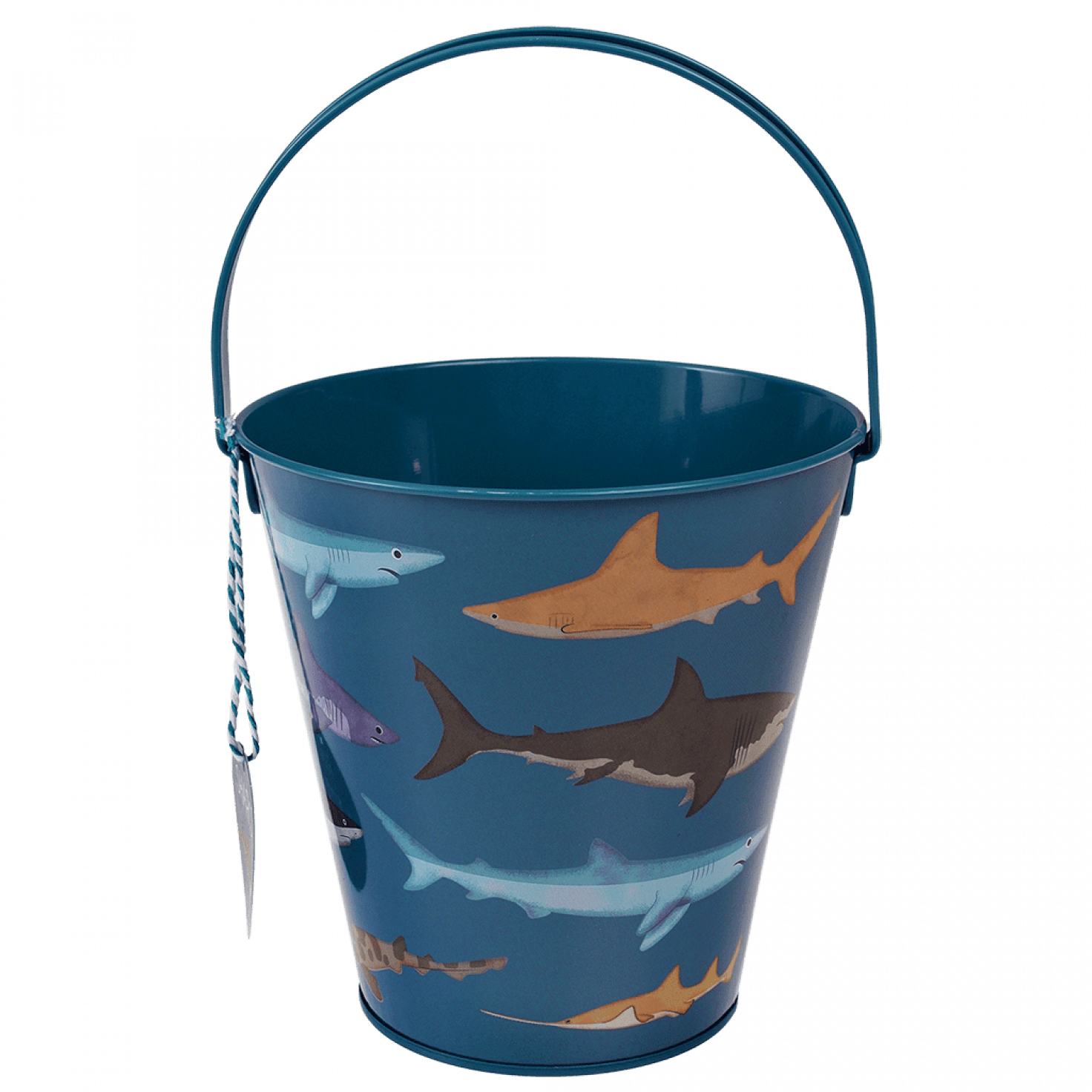 Sharks Tin Bucket ﻿Rex London