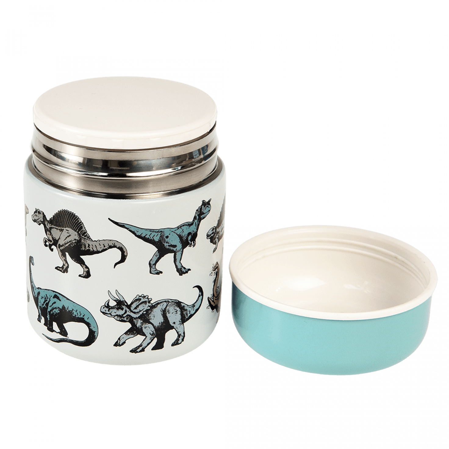 Prehistoric Land Stainless Steel Food Flask ﻿Rex London