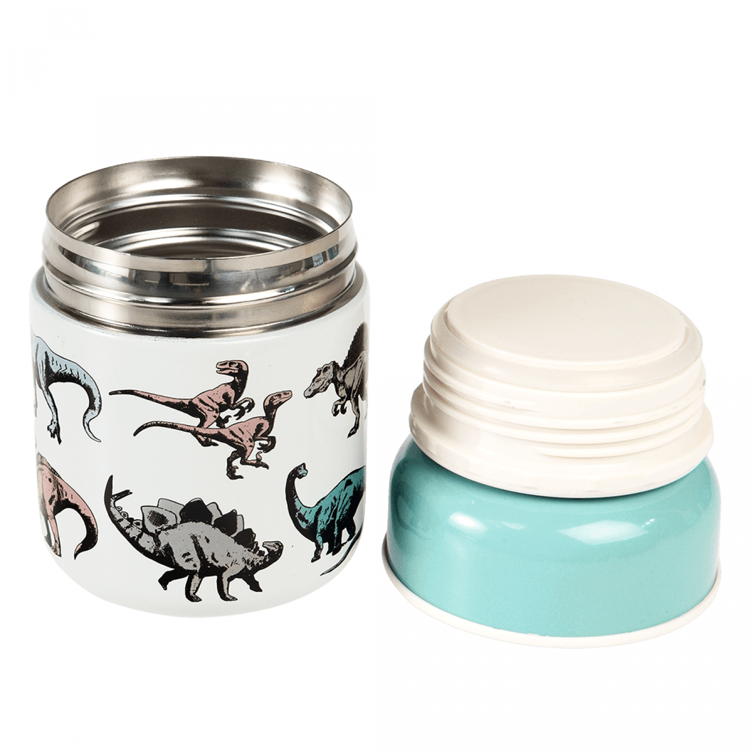Prehistoric Land Stainless Steel Food Flask ﻿Rex London
