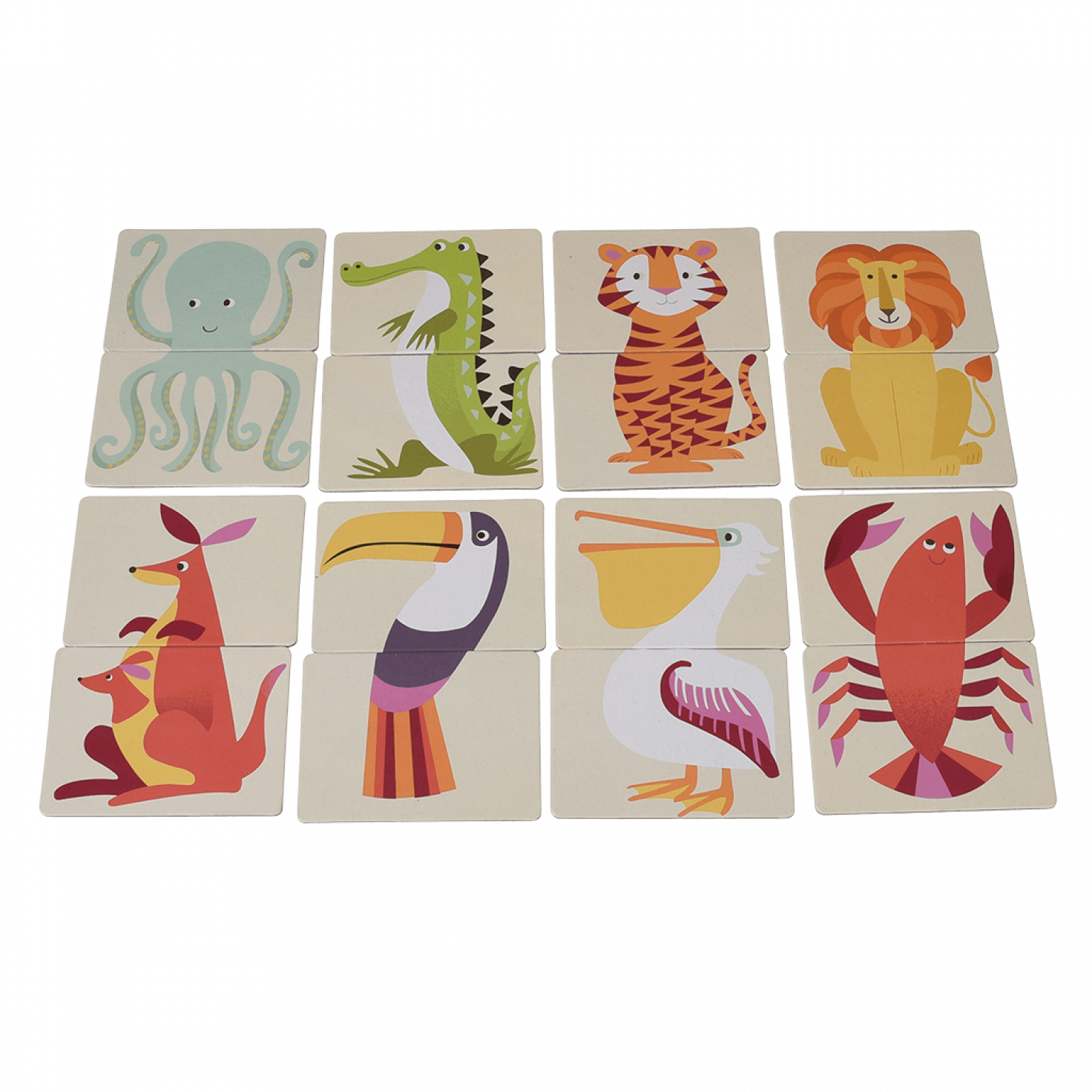 Colourful Creatures Heads And Tails Game ﻿Rex London