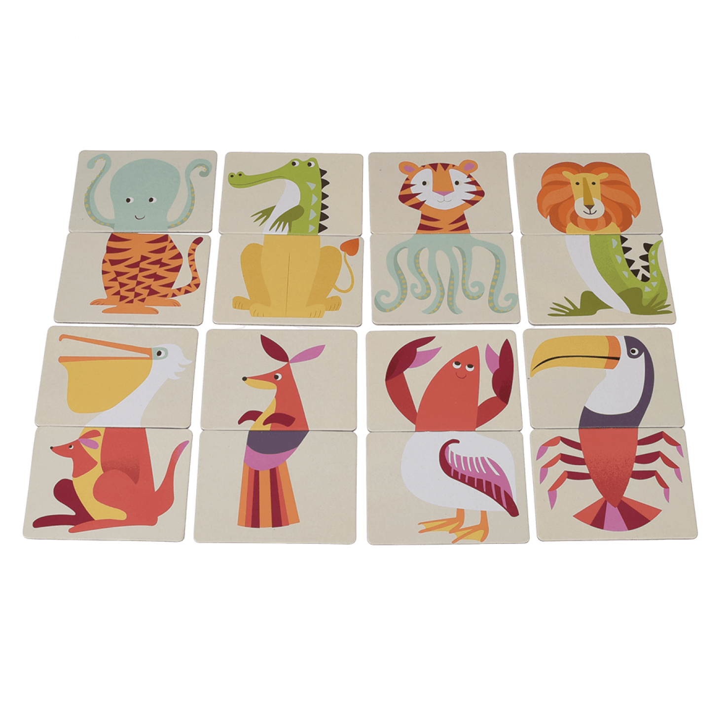 ﻿Colourful Creatures Heads And Tails Game ﻿Rex London