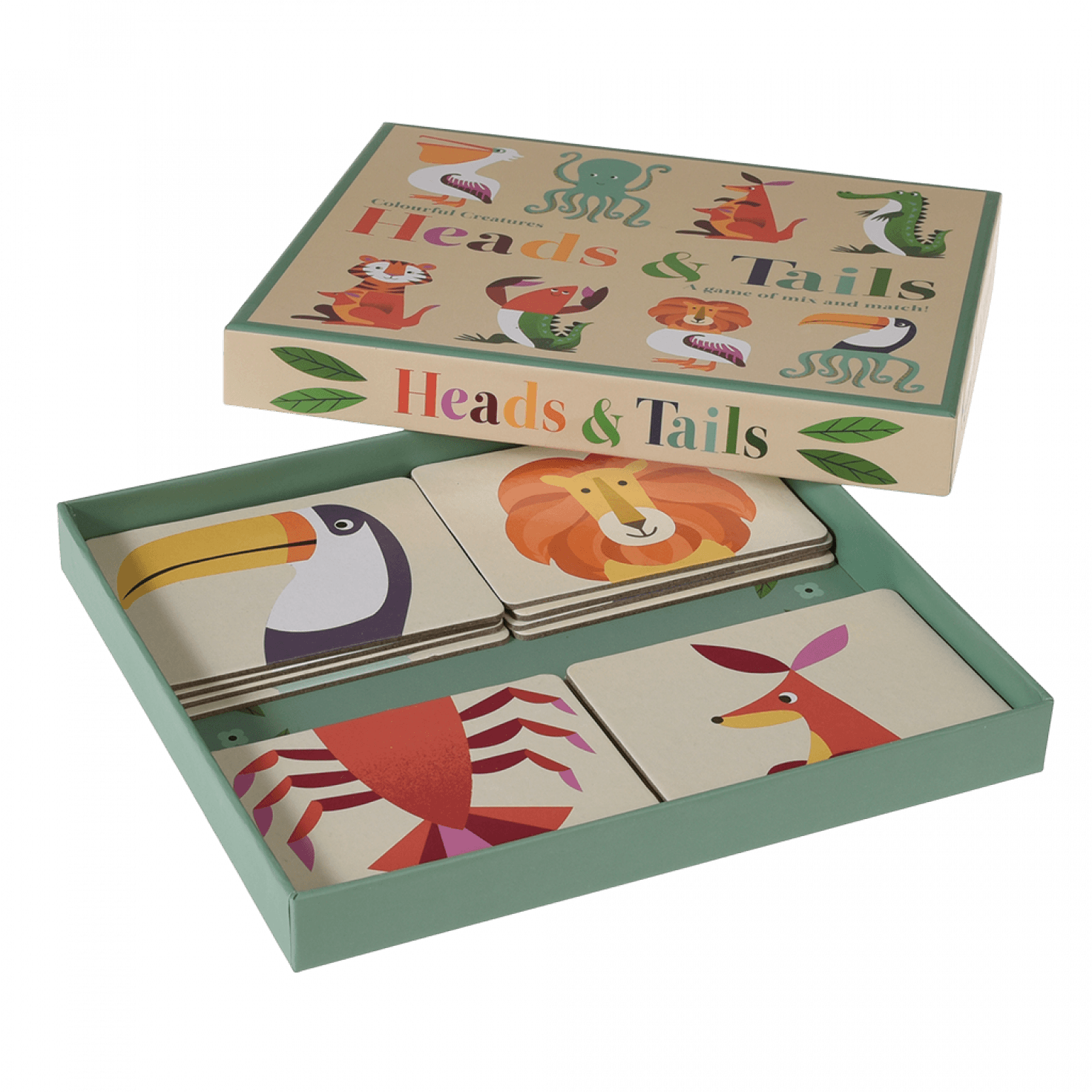 ﻿Colourful Creatures Heads And Tails Game ﻿Rex London