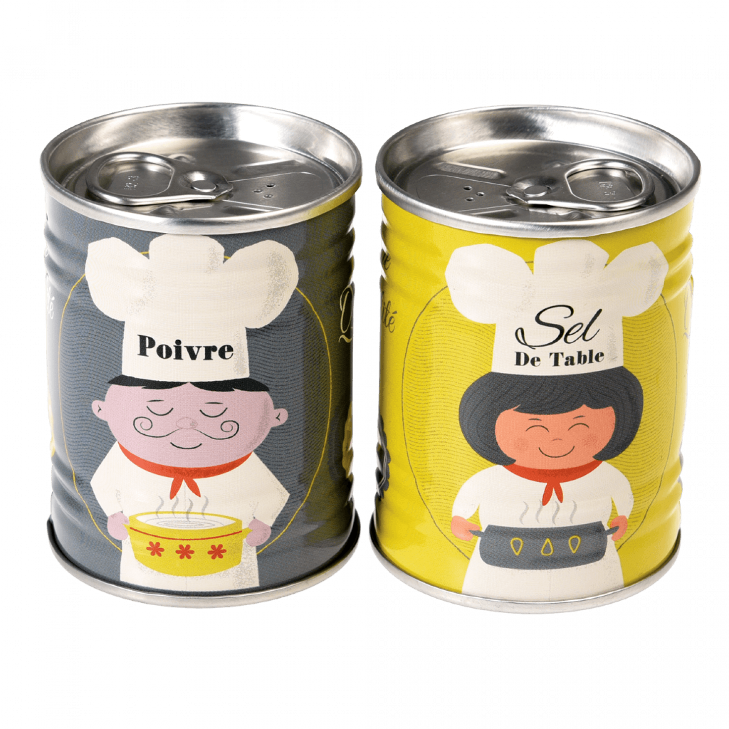 French Chef's Salt And Pepper Set ﻿Rex London