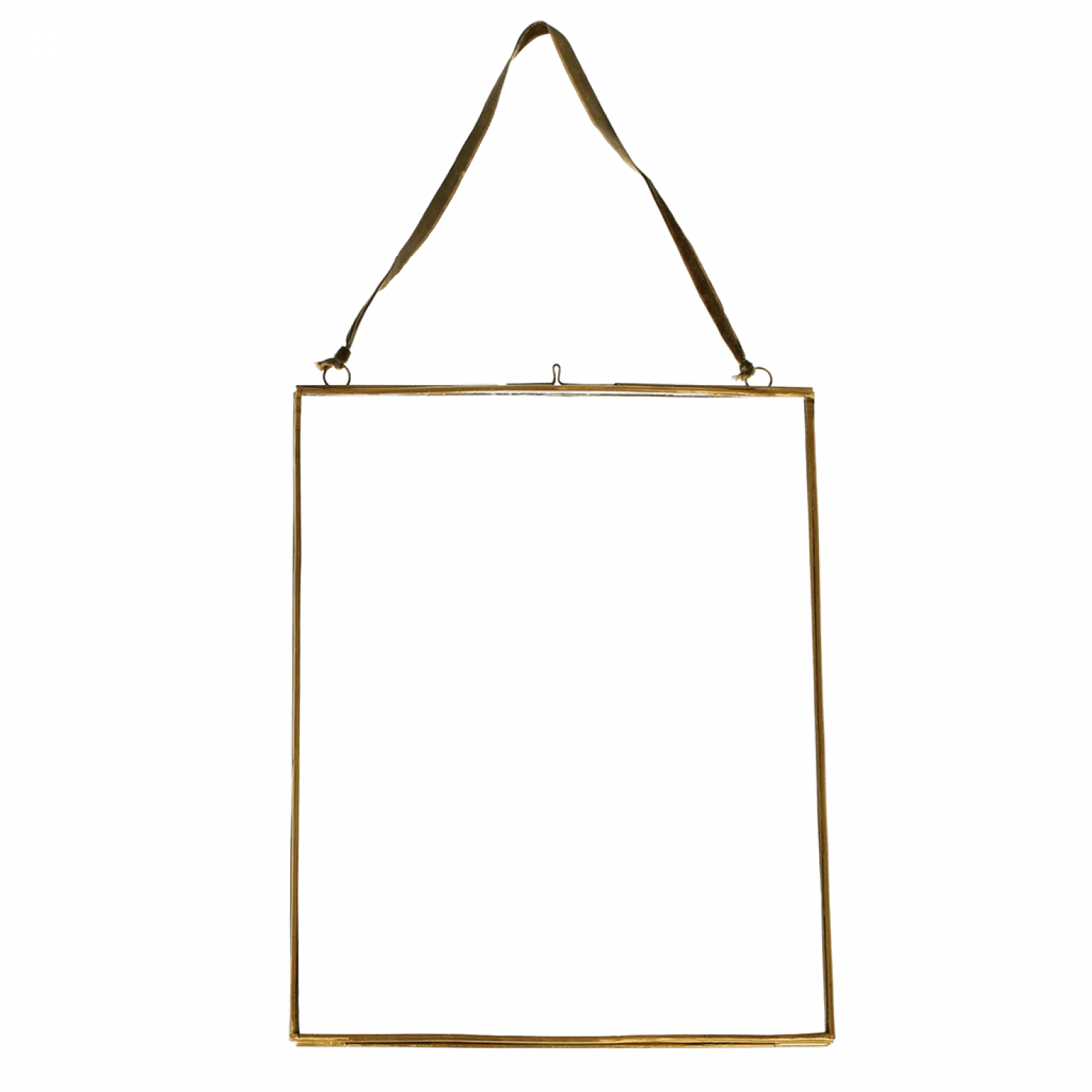 ﻿Hanging Brass Frame 25x20cm ﻿Rex London