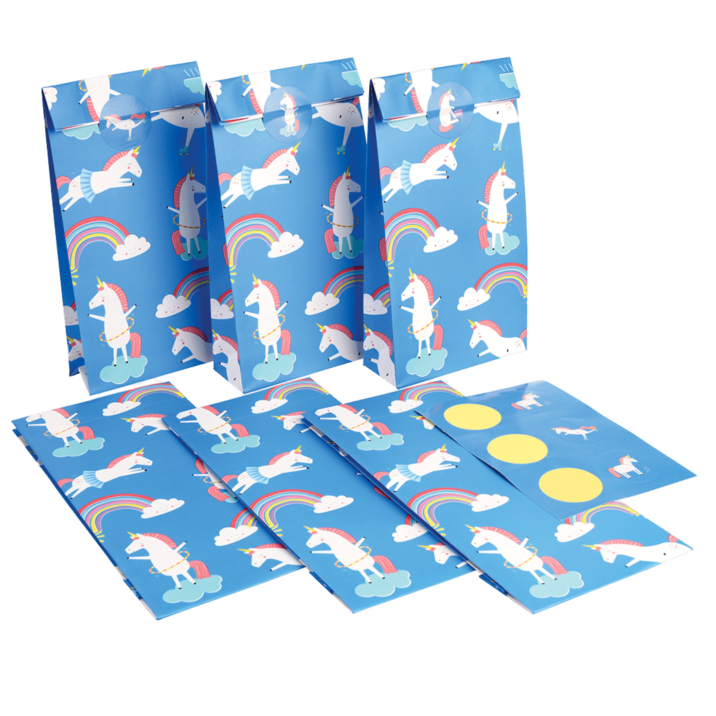﻿Magical Unicorn Party Bags (set Of 6) ﻿Rex London