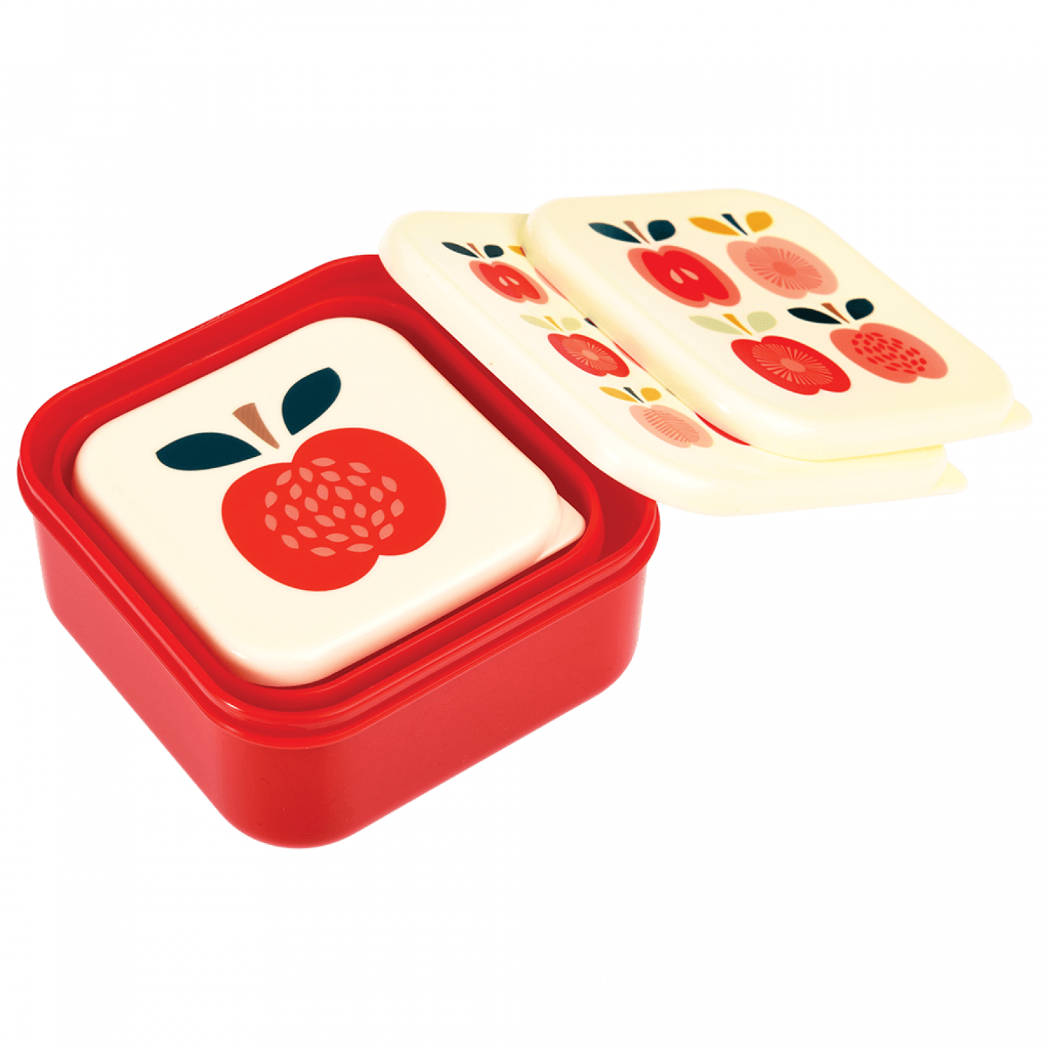 Vintage Apple Snack Boxes (set Of 3) ﻿Rex London