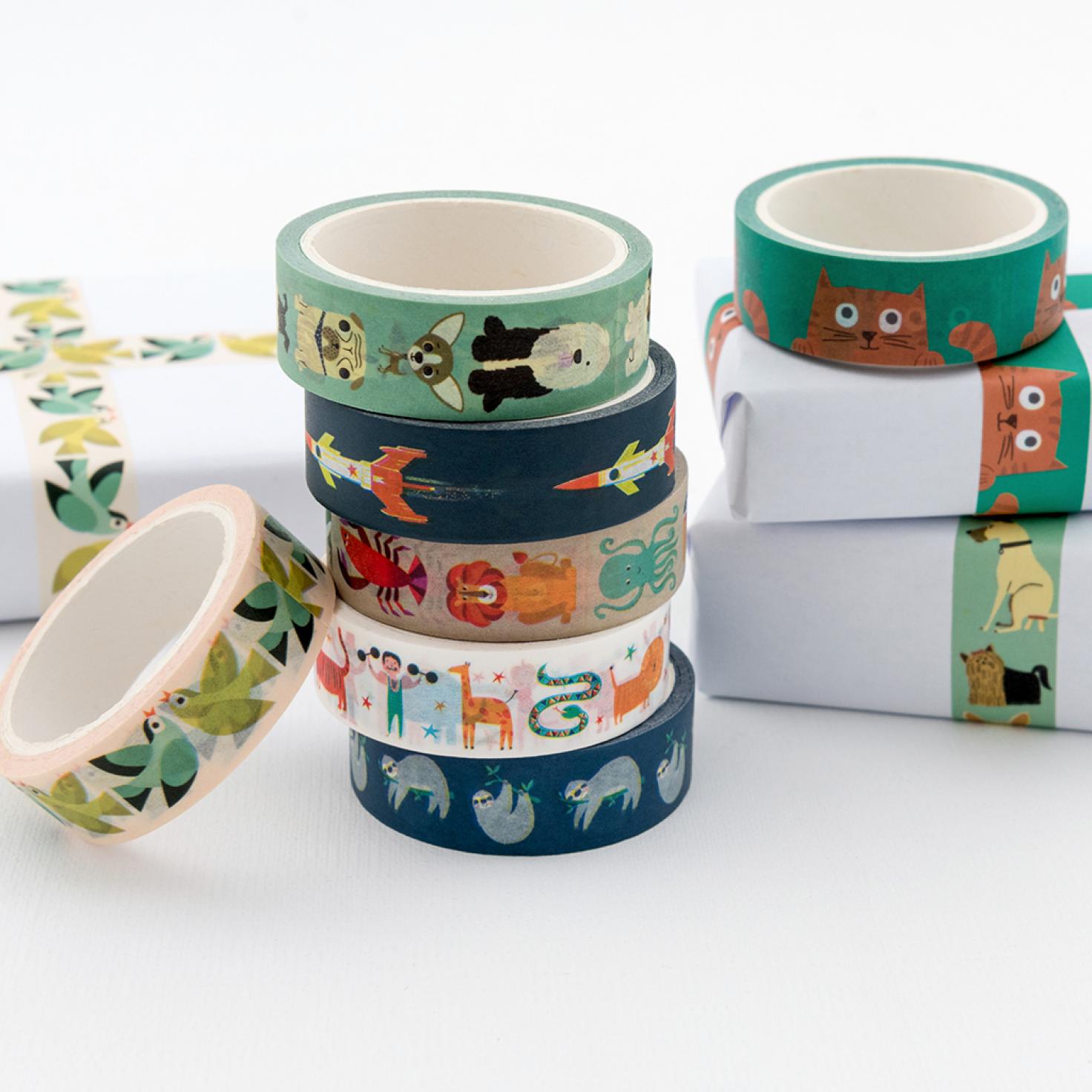 ﻿Sydney The Sloth Washi Tape ﻿Rex London