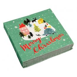 Christmas Wonderland Napkins (pack Of 20)