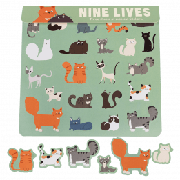 stickers 3 sheets on cats design