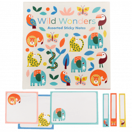 Wild wonders sticky notes