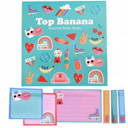 Top banana sticky notes