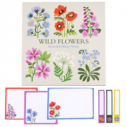 Wild flowers sticky notes