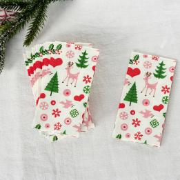 50s Christmas tissues pack 12