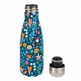  Fairies In The Garden 260ml Stainless Steel Bottle with lid unscrewed