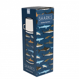 Sharks Flask And Cup box