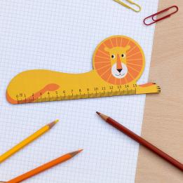 Lion wooden ruler