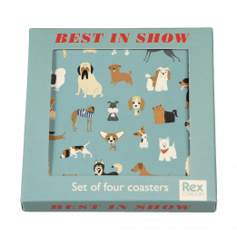 Best In Show coasters (set of 4) in box