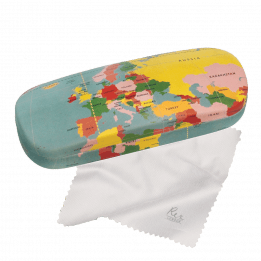 Glasses case- world map design