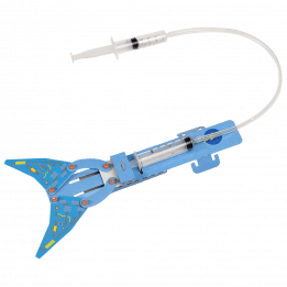 Robot arm kit fully assembled with hand open