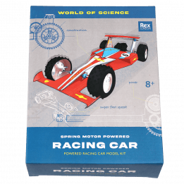 Racing car kit box front side