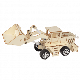 Hydraulic digger truck kit fully assembled left side