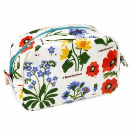 Wild flowers makeup bag