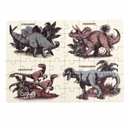 Prehistoric Land puzzle completed