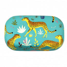 Cheetah mini travel case closed