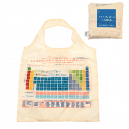 Periodic Table Recycled Foldaway Shopper Bag