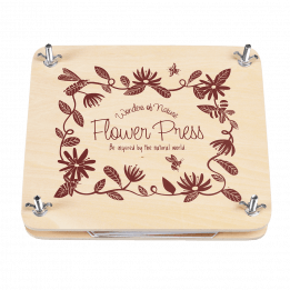 Wooden flower press fully assembled