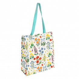 Wild Flowers shopping bag, recycle shopping bag