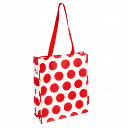 Red on cream Spotlight shopping bag
