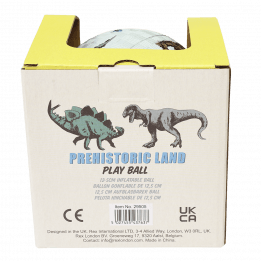 Prehistoric Land play ball in box back view