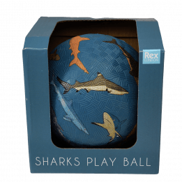 Sharks play ball in box