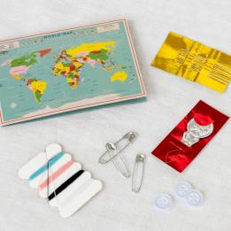 World Map shirt repair kit