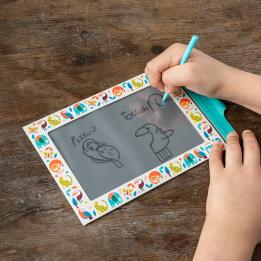 Child drawing on Wild Wonders Magic Slate