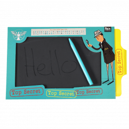 Secret Agent Magic Slate toy with Hello doodle