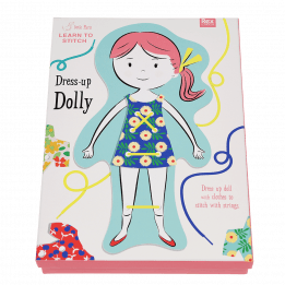 Learn to Stitch dress-up dolly kit box